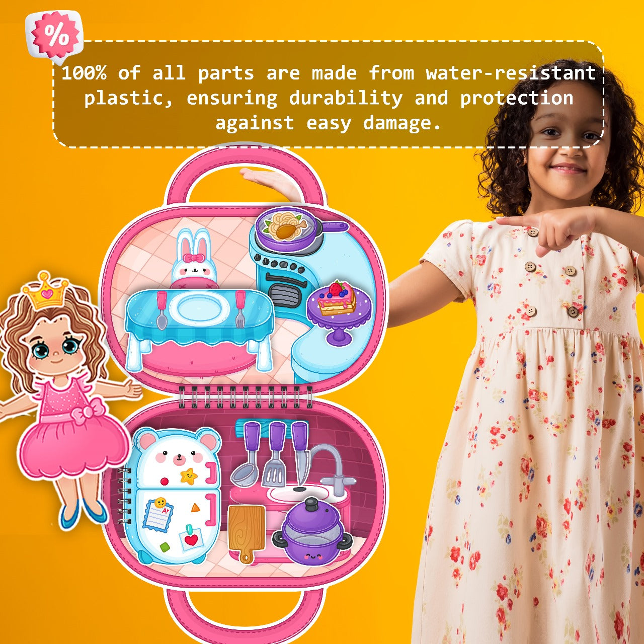 حقيبة الروتين اليومي للبنت 