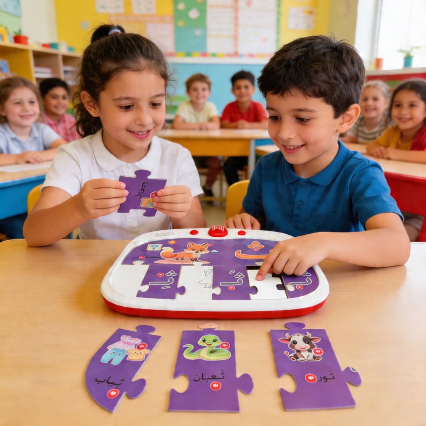 بازل الحروف العربية لجهاز معين